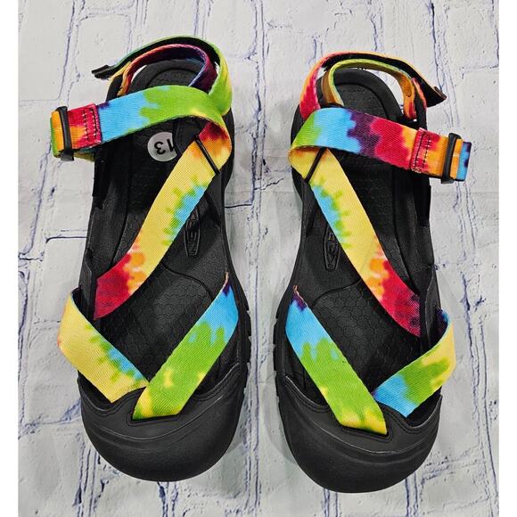 Keen Zerraport II TIE DYE Black Hiking Sport Sandals 1022419 MENS SIZE 13 main image 4